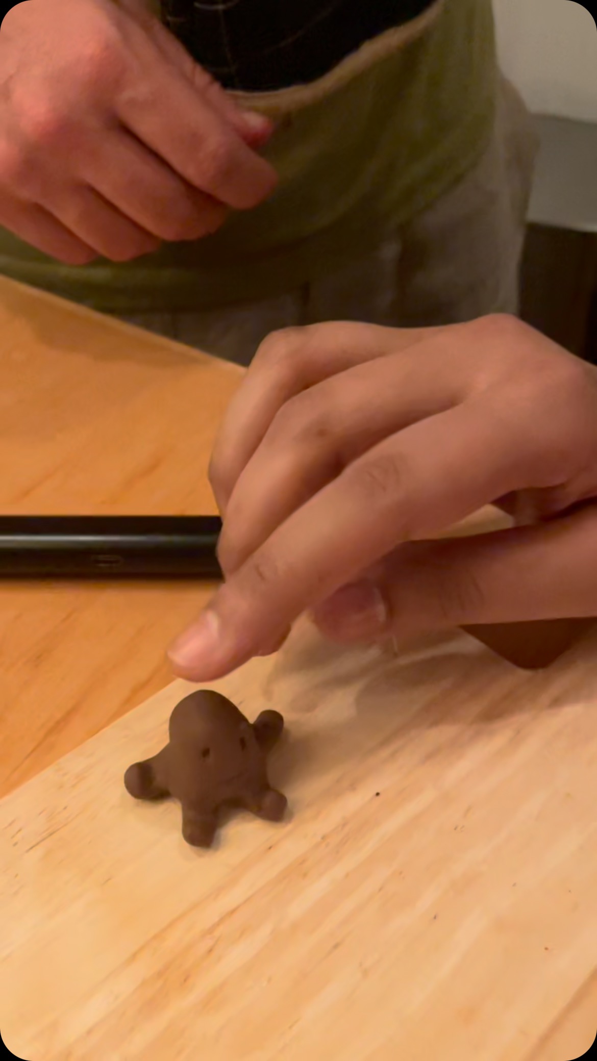 A handmade mini octopus from Soft Landings.